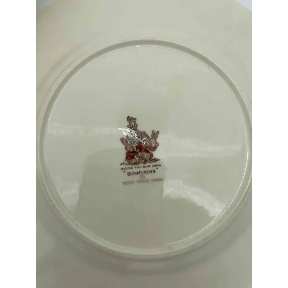 Ronald Daulton Bunnykins Plate Bowl Mug Peter Rabbit‎ Children's Vintage  Set